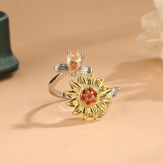 Anillo giratorios de girasol